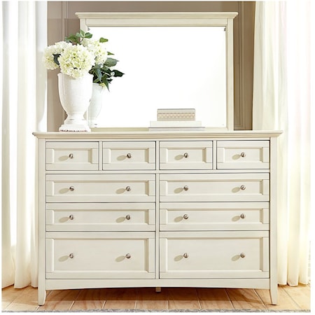 Dresser and Mirror